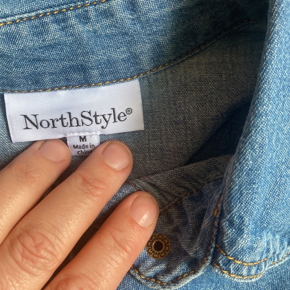 Jean like dress/duster 100% cotton - Picture 3 of 4